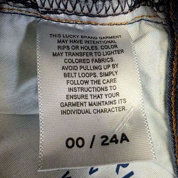 Lucky Brand Mid-Rise Ava Skinny Ankle Jeans Size 00 - Picture 8 of 15